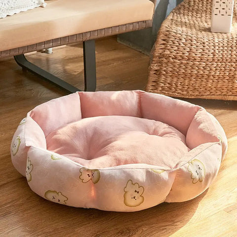 Calming Donut Bed for Dog & Cat