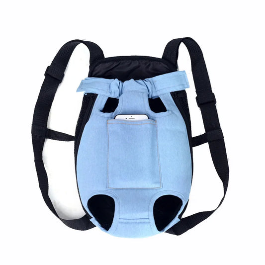 Pawadiz Denim Pet Backpack: Stylish and Functional Comfort for Your Pup