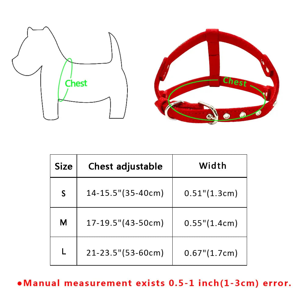 Pawadiz Bling Diamond Step-In Dog Harness