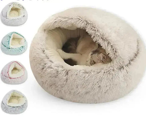 Round Cat House Basket