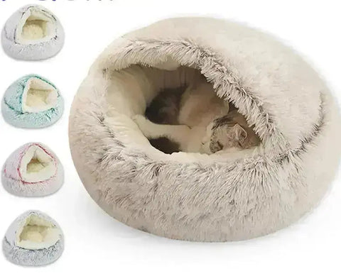 Round Cat House Basket