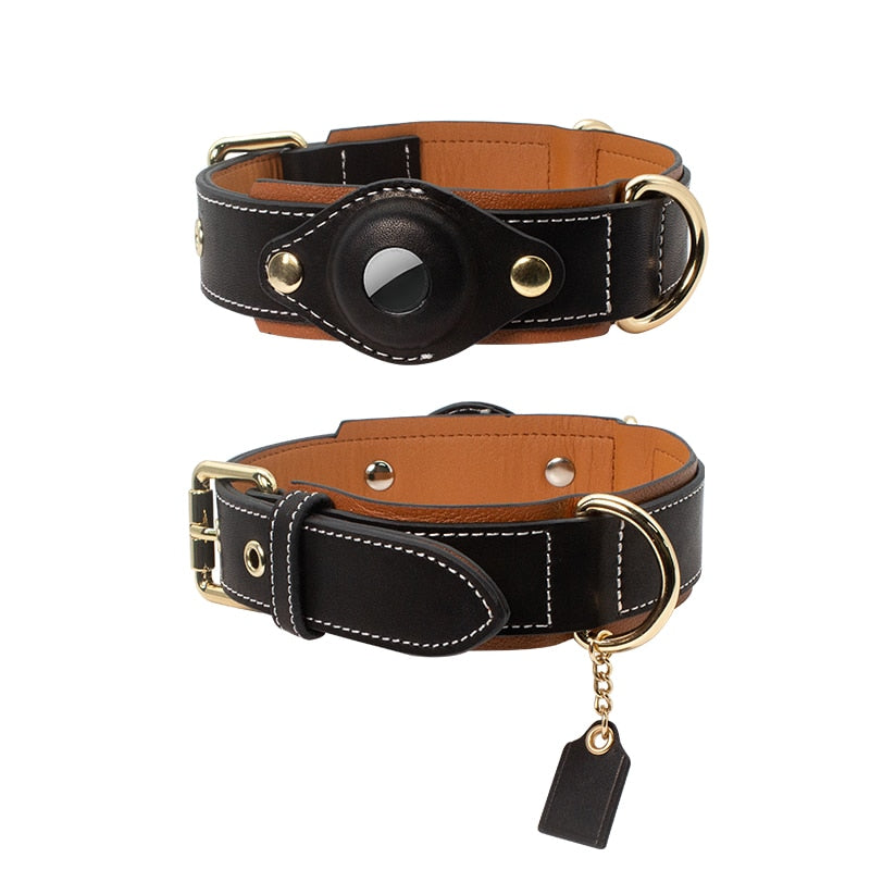 AirTag Leather Collar